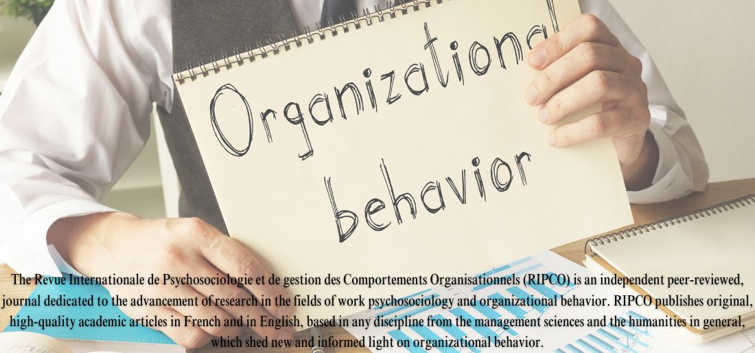 Revue Internationale de Psychosociologie et de Gestion des Comportements Organisationnels